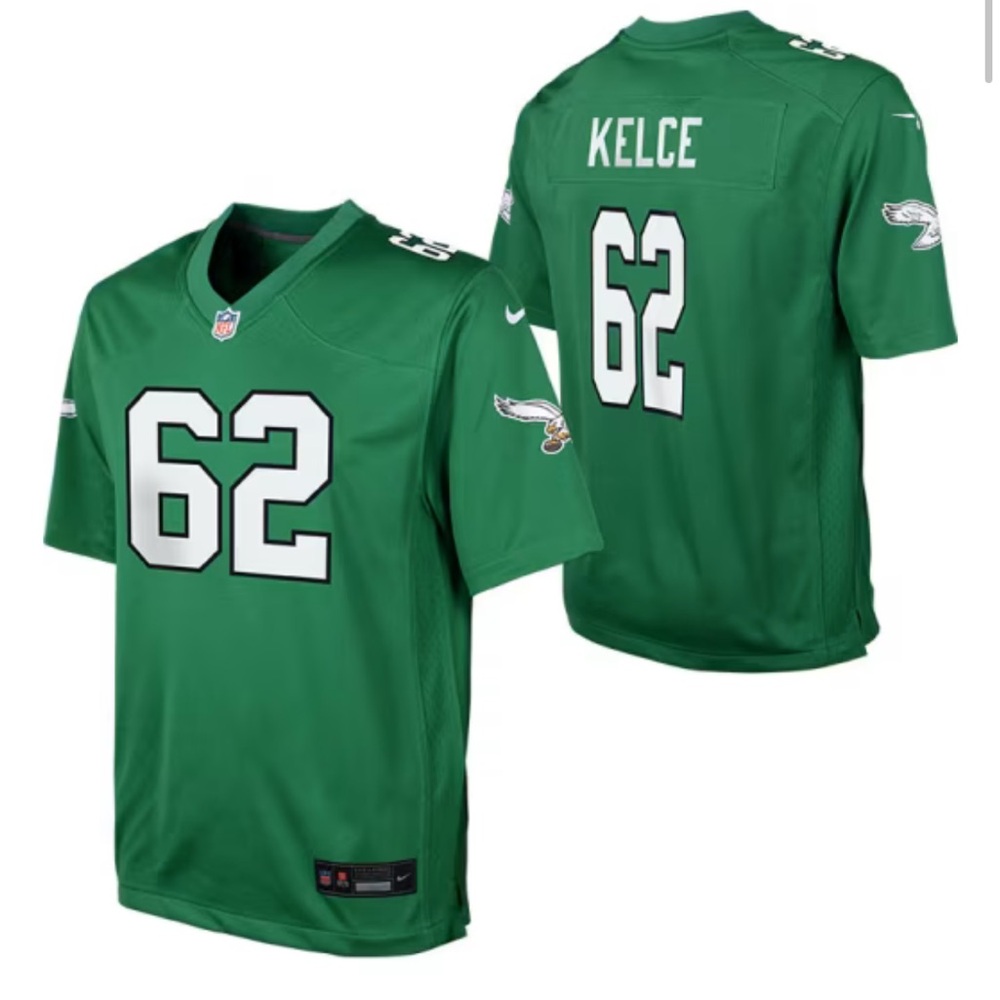 NFL Green Jersey with Logo Patch